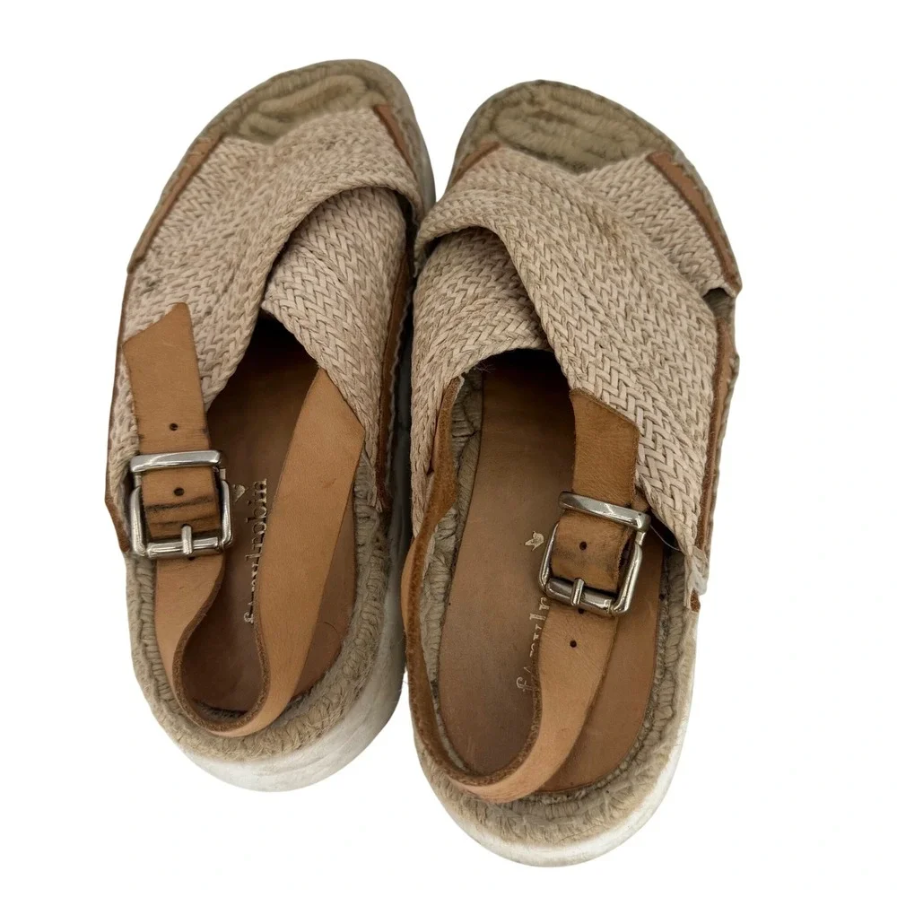 Anthropologie Farylrobin Ursula Espadrille Sport Sandals Boho Resort EU40